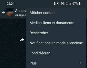 Changer fond d'écran Whatsapp